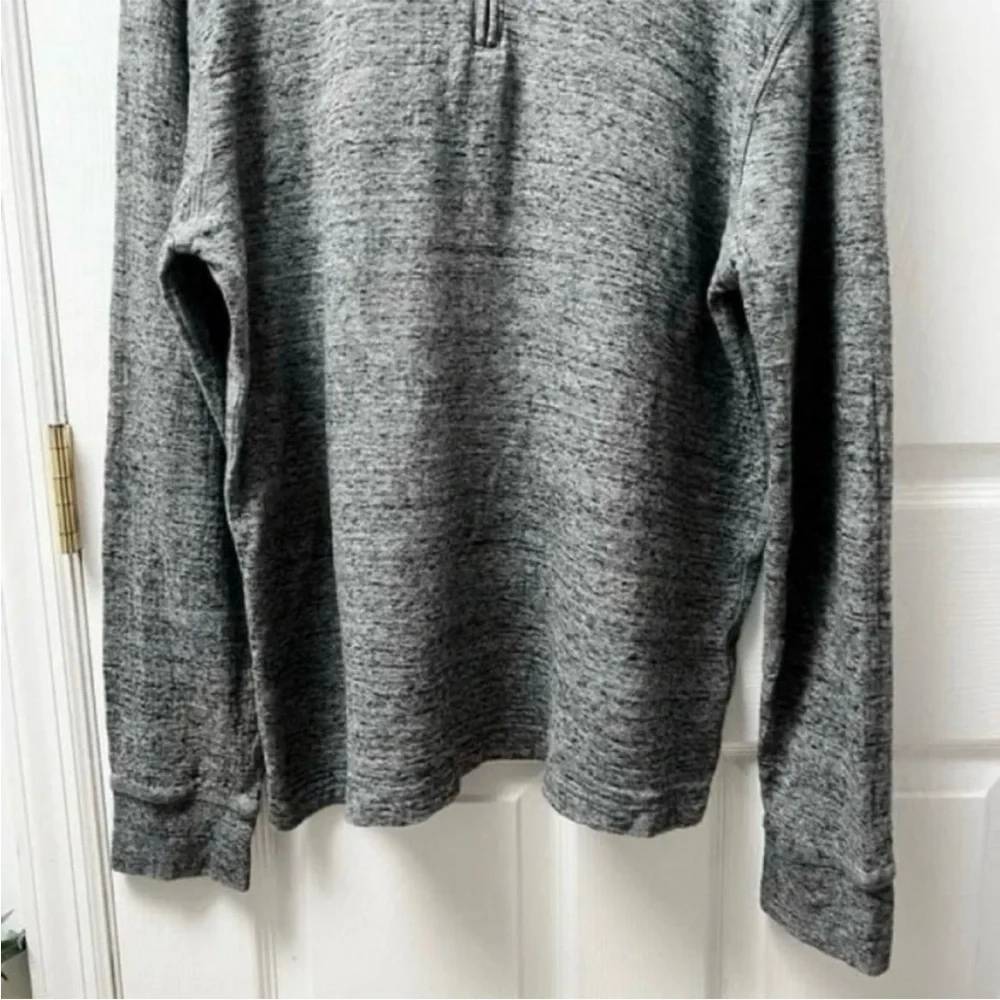 J. Crew Double-knit Half-zip Pullover in Gray